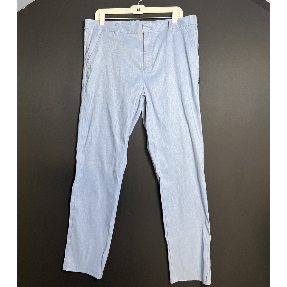 Oakley Pants Mens Sz 34 Straight Leg Blue Golf Outdoor Performance